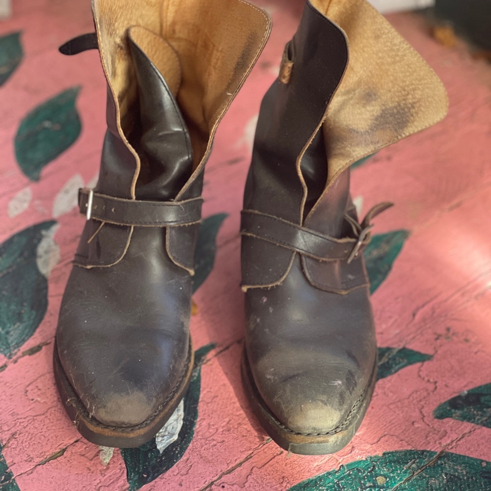 Authentic Vintage Harley Moto Boots